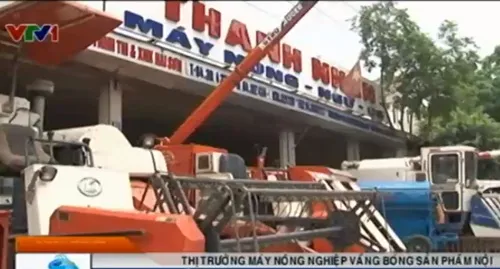 Thị trường máy nông nghiệp vắng bóng sản phẩm nội