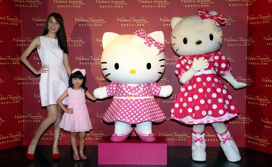 Hello Kitty có mặt tại bảo tàng tượng sáp Hong Kong