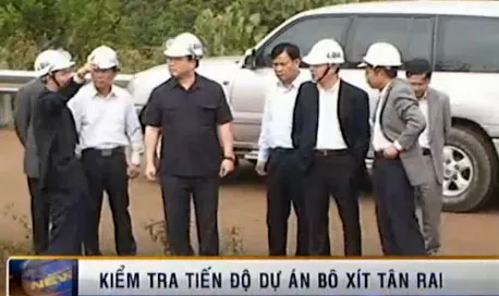 Kiểm tra tiến độ triển khai dự án bauxite Tân Rai
