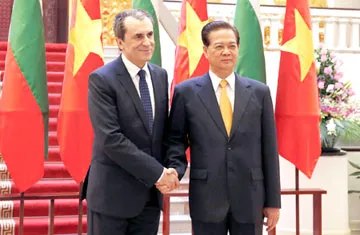 Thủ tướng Nguyễn Tấn Dũng hội đàm với Thủ tướng Bulgaria