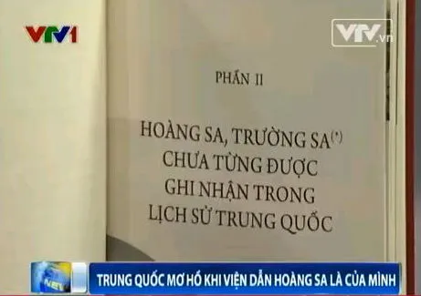 Trung Quốc mơ hồ khi viện dẫn Hoàng Sa là của mình