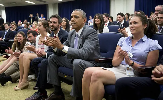 Tổng thống Obama gọi điện chúc mừng đội tuyển Mỹ