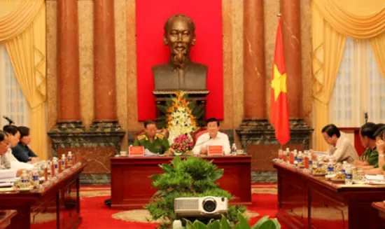 Chủ tịch nước làm việc với Cơ quan Điều tra, Bộ Công an