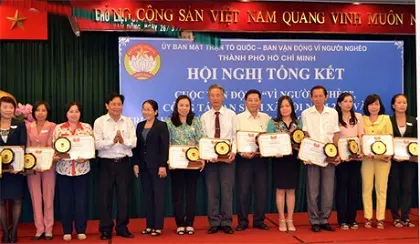 Năm 2013, TP.HCM vận động hơn 122 tỷ đồng chăm lo người nghèo