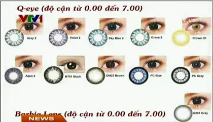 Nguy hiểm khi sử dụng kính áp tròng trôi nổi