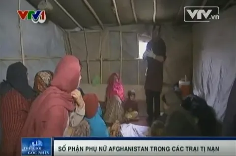 Phụ nữ tại các trại tị nạn Afghanistan sống trong áp lực hàng ngày