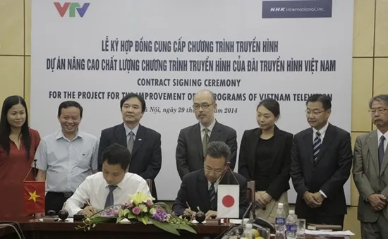 Đài THVN và NHK International ký Hợp đồng cung cấp chương trình truyền hình