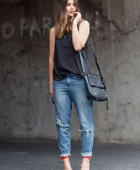 Quần boyfriend mê hoặc các cô nàng cá tính