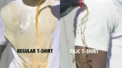 Áo bằng vải polyester có khả năng chống thấm nước