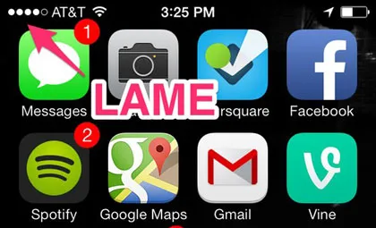 Hiển thị chất lượng mạng của iPhone bằng số - Cách nào?