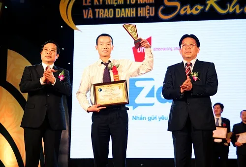 Danh hiệu Sao Khuê cho ứng dụng nhắn tin miễn phí