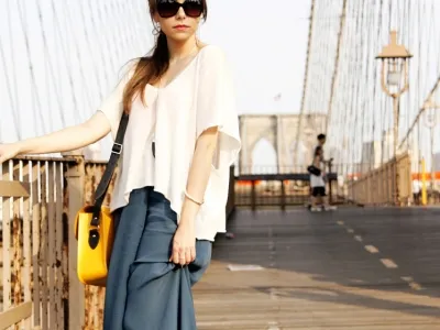 Style nổi bật với quần ống rộng