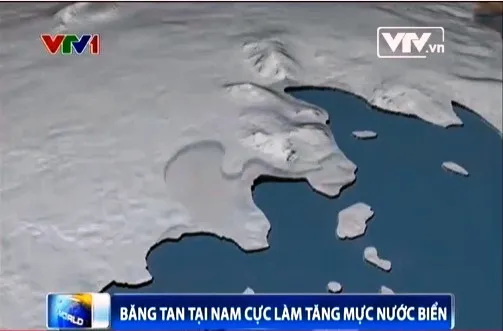 Mực nước biển có thể dâng thêm 1,2m do băng tan