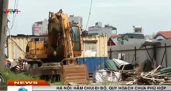 Hà Nội: Hầm chui đi bộ kém hiệu quả vì quy hoạch chưa phù hợp