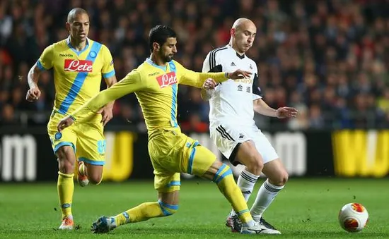 1h00 ngày 28/2, VTV3 Trực tiếp Napoli - Swansea