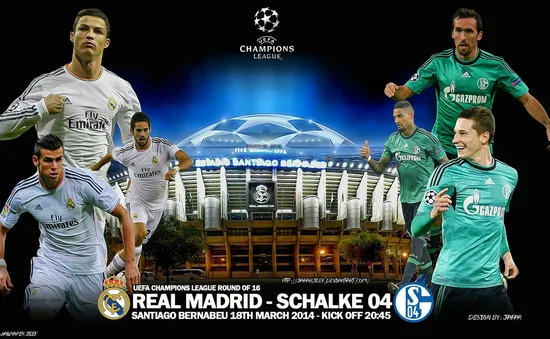 2h45 ngày 19/3, K+PM Trực tiếp Real Madrid - Schalke