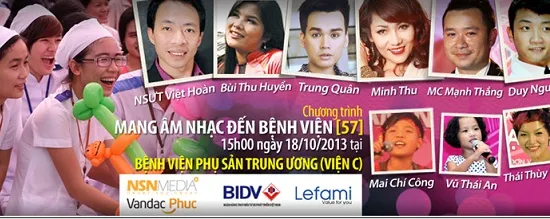 “Mang âm nhạc đến bệnh viện” tới Bệnh viện phụ sản TƯ