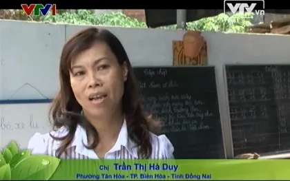 Lớp học tình thương của vợ chồng cô giáo Trần Thị Hà Duy tại Đồng Nai 