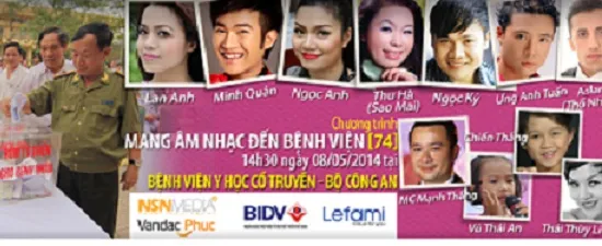 Dàn sao mang âm nhạc đến bệnh viện Y học Cổ truyền