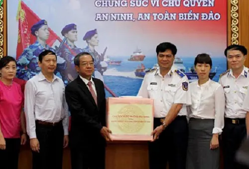Chủ tịch nước gửi lời thăm hỏi động viên lực lượng Cảnh sát biển và kiểm ngư 