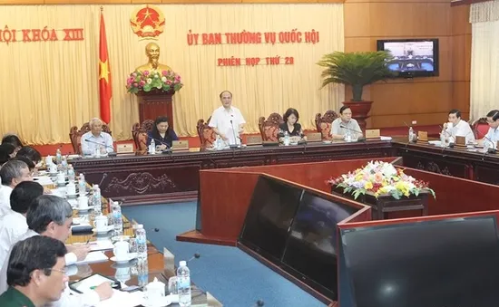 Khai mạc phiên họp thứ 29 của Ủy ban Thường vụ Quốc hội