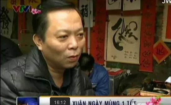 Xin chữ đầu năm: Nét văn hóa của người Hà Nội