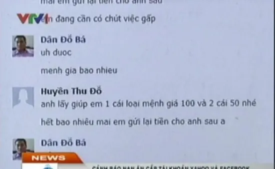 Cảnh báo nạn ăn cắp tài khoản Yahoo 