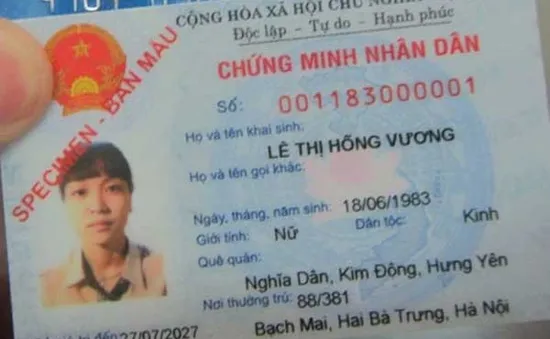Bỏ ghi tên cha, mẹ vào CMND mới