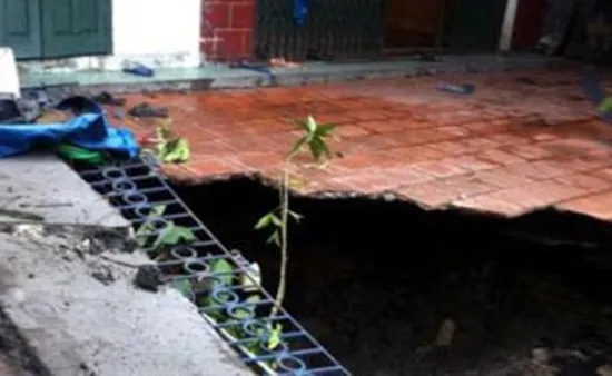 Sụt lún tại Quảng Ninh có thể do sự bào mòn của nước 