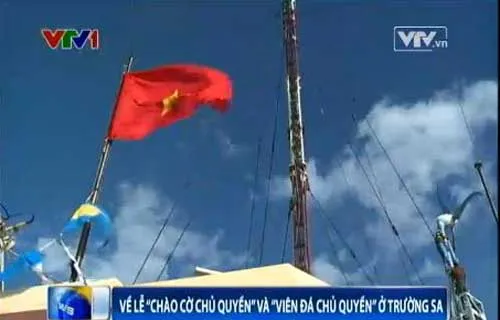 Lễ “Chào cờ chủ quyền” ở Trường Sa