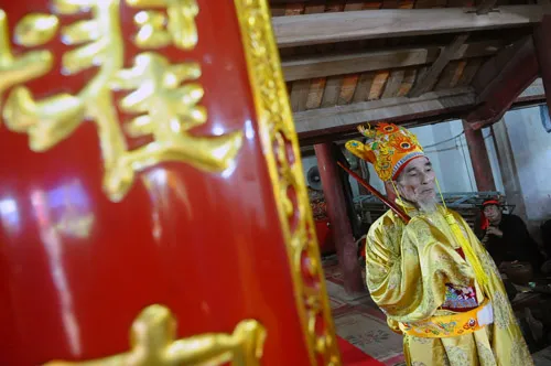 Lễ rước 'vua sống' ở Hà Nội
