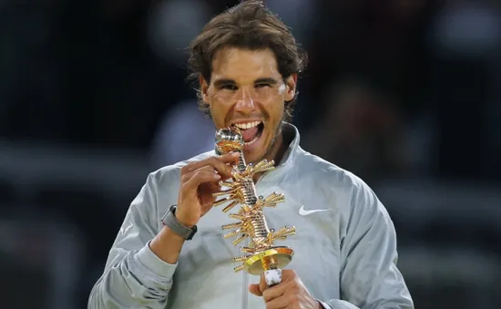 Đối thủ chấn thương, Nadal lên ngôi Madrid Master không mấy thuyết phục
