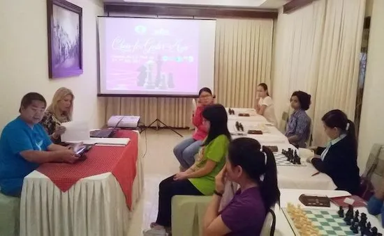 Khai mạc giải cờ nhanh nữ châu Á
