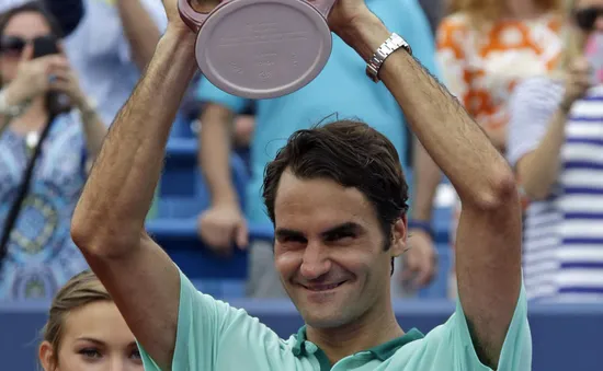 Thắng Ferer, Tàu tốc hành Federer có chức vô địch Cincinnati lần thứ 6