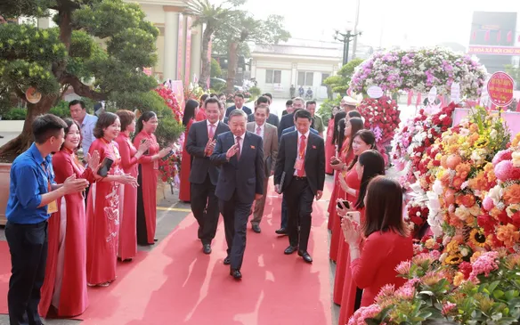 Tổng Bí thư Tô Lâm dự Đại hội Đảng bộ xã Nghĩa Trụ, tỉnh Hưng Yên