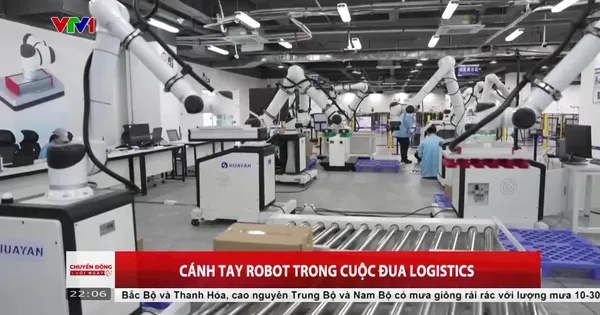 Cánh tay robot trong cuộc đua logistics