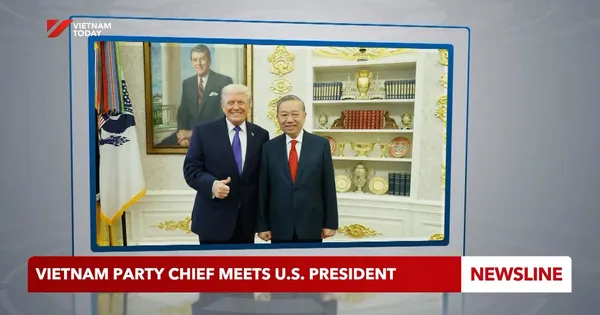 Việt Nam Party Chief meets U.S. president