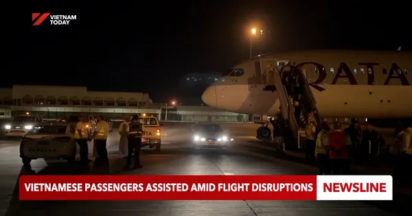 Vietnamese passengers assisted amid flight disruptions