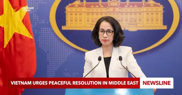 Việt Nam urges peaceful resolution in Middle East