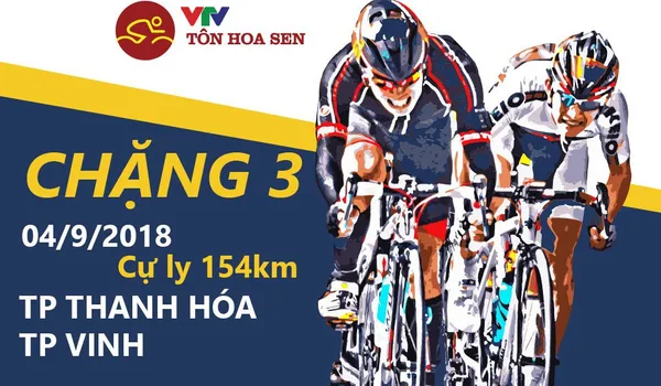 Lộ trình chặng 3 giải xe đạp quốc tế VTV Cup Tôn Hoa Sen 2018