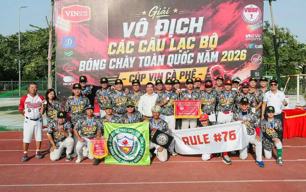 CLB Bóng chày CAND giành ngôi Á quân Giải Vô địch các CLB Bóng chày toàn quốc 2026