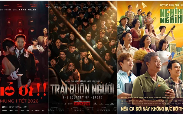 Top 3 phim Việt doanh thu cao nhất 2026 có sự thay đổi