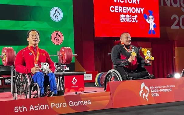 ASIAN Para Games 5: Lê Văn Công giành huy chương bạc đầu tiên cho đoàn Việt Nam