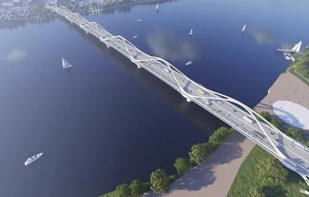 Bố trí đất triển khai cầu Trần Hưng Đạo trong năm 2025