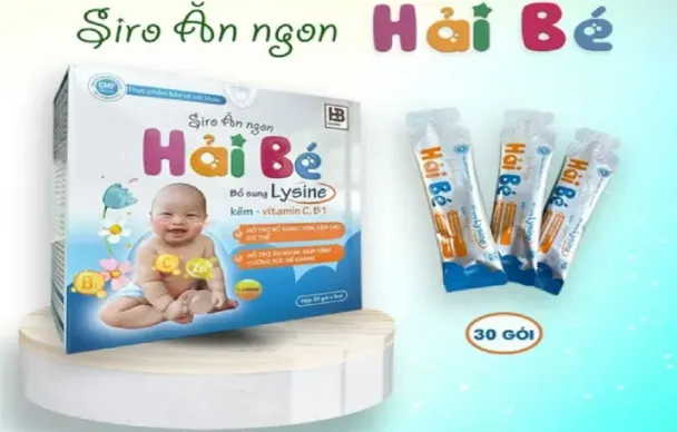 Đề nghị thu hồi toàn quốc sản phẩm Siro ăn ngon Hải Bé do chứa hoạt chất dưới chuẩn