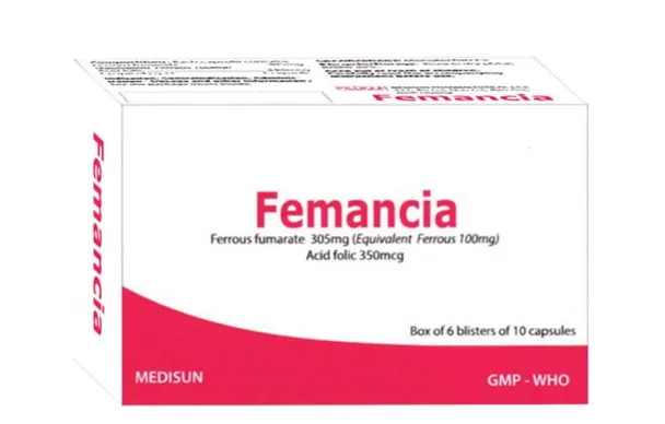 Thuốc điều trị thiếu máu Femancia bị thu hồi do vi phạm chất lượng