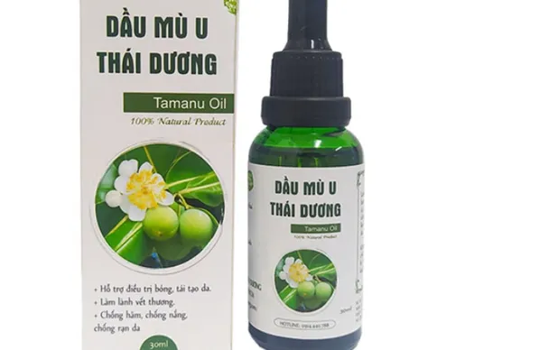 Thu hồi 4 lô Dầu mù u Thái Dương không rõ nguồn gốc, vi phạm chất lượng