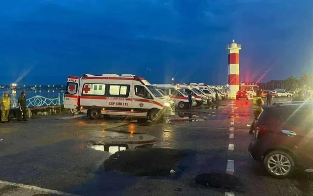 Sở Y tế Quảng Ninh thông tin về tình hình cấp cứu các nạn nhân vụ lật tàu trên Vịnh Hạ Long