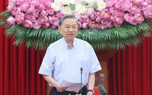 Tổng Bí thư Tô Lâm chủ trì buổi làm việc về dự thảo các văn kiện Đại hội XIV của Đảng