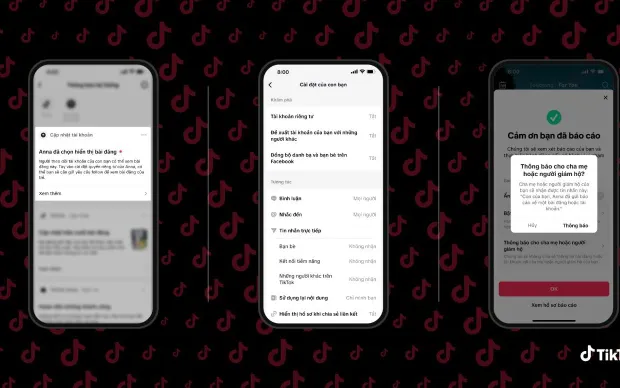 TikTok cập nhật tính năng Family Pairing, gửi thông báo cho phụ huynh khi con đăng video